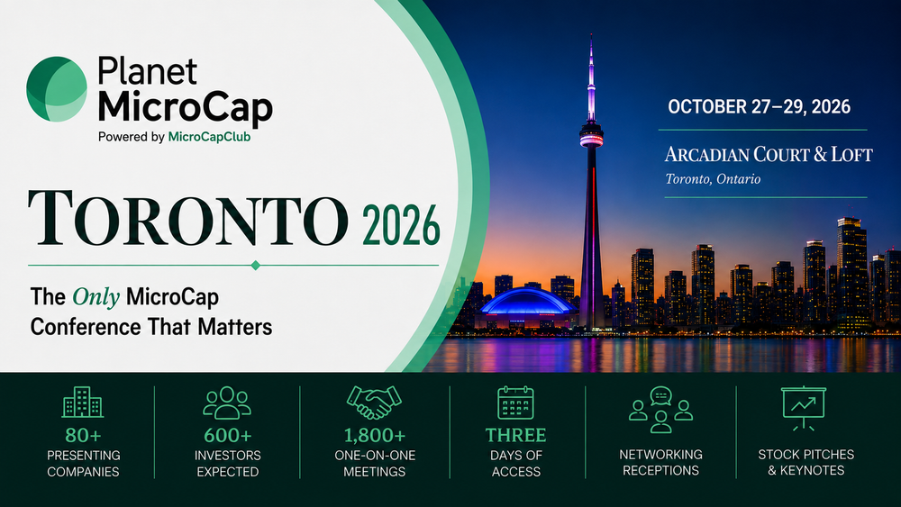 Planet MicroCap Toronto 2026 - First 60+ Companies, Speakers & Sponsors