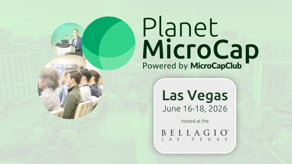 Planet MicroCap Las Vegas 2026 - First 100 Companies, Speakers & Sponsors